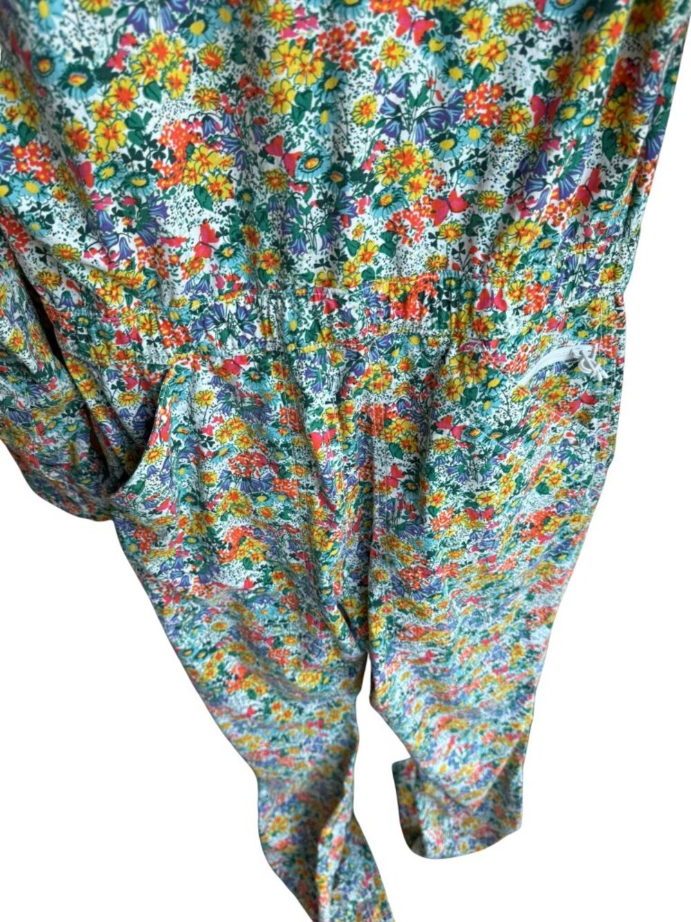 Duluth Trading Floral Utility Coverall XS Multi Ditsy Garden Floral Jumpsuit - Picture 6 of 7